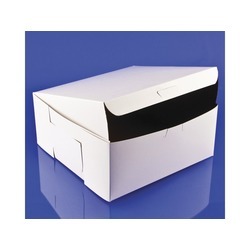 9x9x4 White Bakery Box Lock Corner 200ct