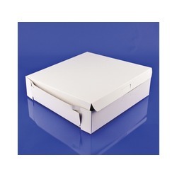 10x10x2.5 White Bakery Box Lock Corner 250ct