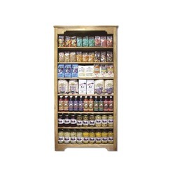 Wooden Shelf Display 3'x6'x13" 1ea