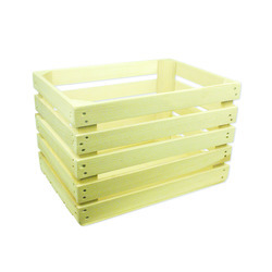 Bushel Wood Crate, 18"x14"x12" 1ea