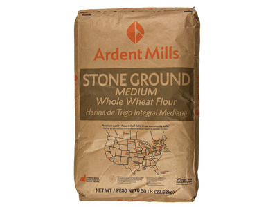 Medium Stone Ground Whole Wheat Flour 50lb